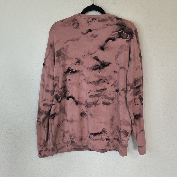 Athleta Palermo Pink Balance Tie Dye Pullover Sweatshirt Size Medium - Picture 7 of 11